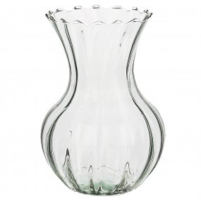 Glass Rio Optic Vase, Recycled